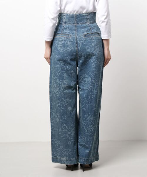 【美品】ローズバッド-ROSE BUD-ワイドデニムパンツ ROSE BUD（ローズバッド）の「デニムワイドパンツ（デニムパンツ