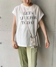 CAPRICIEUX LE'MAGE | フレンチメッセージTシャツ(Tシャツ/カットソー)
