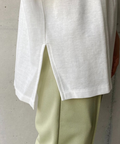 CAPRICIEUX LE'MAGE(カプリシューレマージュ)の「フレンチメッセージTシャツ(Tシャツ/カットソー・レディース・ホワイト/ブラック/グレー・FREE)」の18枚目の写真