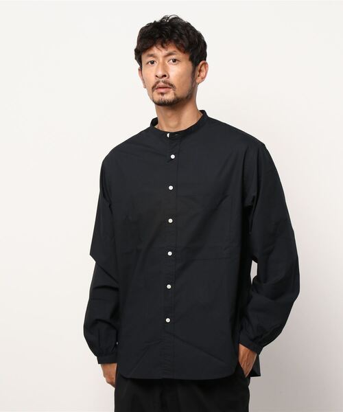 KATO`(カトー)の「KATO`/カトー スタンドカラーシャツ(シャツ/ブラウス・メンズ・ブラウン/セージグリーン/ネイビー・MEDIUM/LARGE/X-LARGE)」の3枚目の写真