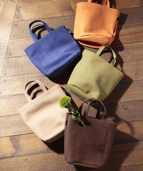 ROOTOTE（ルートート）の「ルートート/マイクロスエード トートバッグ SN.デリ.cozy-A（トートバッグ・レディース・キャメル/グレー/オレンジ/オリーブ/インディゴブルー/チョコ・FREE）」の22枚目の写真