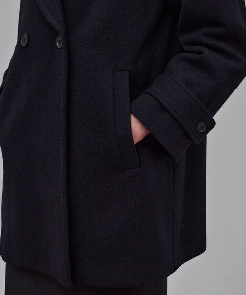 UNITED TOKYO ウェーブデザイン　ショートコート UNITED TOKYO コート アウター 「完売間近！」ワイドラペルショート