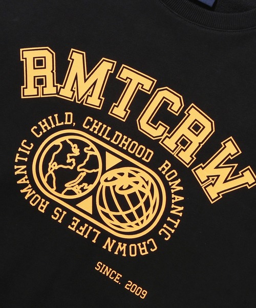 ROMANTIC CROWN（ロマンティッククラウン）の「【ROMANTIC CROWN】RMTCRW HEAVYWEIGHT SWEATSHIRT / ロマンティッククラウン アーチ ロゴ ヘヴィウェイト スウェットシャツ（スウェット・メンズ・ライトグレー/ブラック・SMALL/MEDIUM/LARGE/X-LARGE）」の12枚目の写真