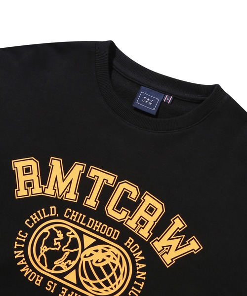 ROMANTIC CROWN（ロマンティッククラウン）の「【ROMANTIC CROWN】RMTCRW HEAVYWEIGHT SWEATSHIRT / ロマンティッククラウン アーチ ロゴ ヘヴィウェイト スウェットシャツ（スウェット・メンズ・ライトグレー/ブラック・SMALL/MEDIUM/LARGE/X-LARGE）」の11枚目の写真