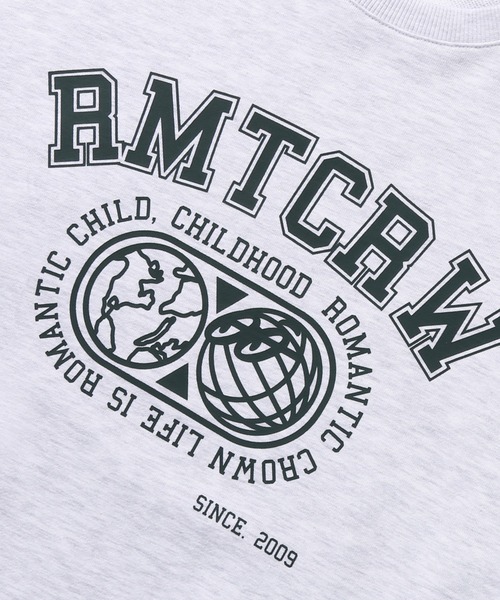 ROMANTIC CROWN（ロマンティッククラウン）の「【ROMANTIC CROWN】RMTCRW HEAVYWEIGHT SWEATSHIRT / ロマンティッククラウン アーチ ロゴ ヘヴィウェイト スウェットシャツ（スウェット・メンズ・ライトグレー/ブラック・SMALL/MEDIUM/LARGE/X-LARGE）」の22枚目の写真