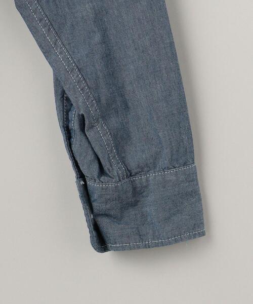 The Stylist Japan(ザスタイリストジャパン)の「<The StylistJapan(ザ スタイリストジャパン)> DUNGAREE SHIRTS/シャツ(シャツ/ブラウス・メンズ・ブラック/ライトブルー・S/M/L)」の5枚目の写真