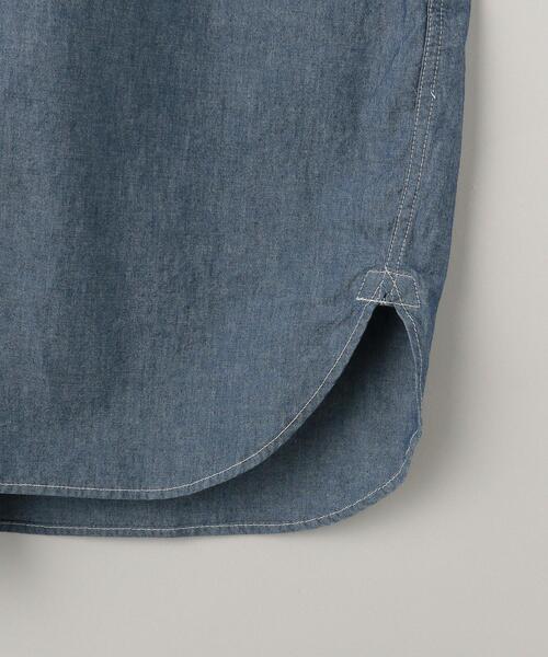 The Stylist Japan(ザスタイリストジャパン)の「<The StylistJapan(ザ スタイリストジャパン)> DUNGAREE SHIRTS/シャツ(シャツ/ブラウス・メンズ・ブラック/ライトブルー・S/M/L)」の6枚目の写真