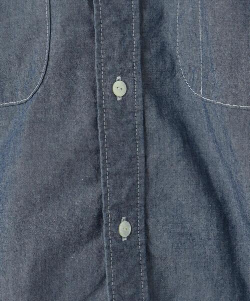 The Stylist Japan(ザスタイリストジャパン)の「<The StylistJapan(ザ スタイリストジャパン)> DUNGAREE SHIRTS/シャツ(シャツ/ブラウス・メンズ・ブラック/ライトブルー・S/M/L)」の10枚目の写真
