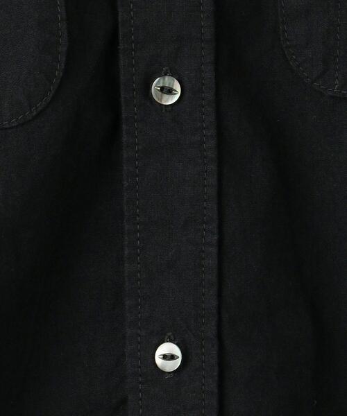 The Stylist Japan(ザスタイリストジャパン)の「<The StylistJapan(ザ スタイリストジャパン)> DUNGAREE SHIRTS/シャツ(シャツ/ブラウス・メンズ・ブラック/ライトブルー・S/M/L)」の11枚目の写真