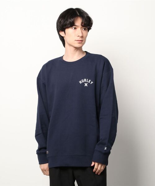 Hurley （ハーレー）の「Hurley/ハーレー ルーズシルエット バックプリントスウェット MFL2100003（スウェット・メンズ・グリーン/グレー/ネイビー・S/M/L）」の10枚目の写真