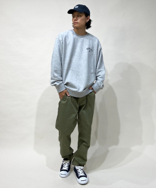 Hurley （ハーレー）の「Hurley/ハーレー ルーズシルエット バックプリントスウェット MFL2100003（スウェット・メンズ・グリーン/グレー/ネイビー・S/M/L）」の17枚目の写真