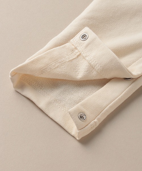 Love&Peace&Money（ラブアンドピースアンドマネー）の「小花柄レイヤードカバーオール（ロンパース・キッズ・サックスブルー/ピンク・80ｃｍ/70cm）」の8枚目の写真