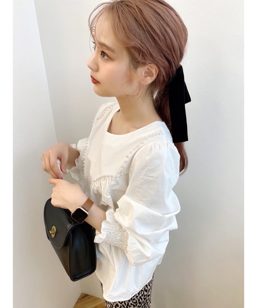 JUMELLE（ジュメロ）の「【アクセ部門 売上個数１位】ビッグリボンゴム（ヘアゴム・レディース・ブラック・FREE）」の11枚目の写真