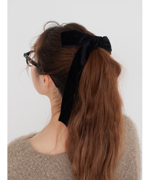 JUMELLE（ジュメロ）の「【アクセ部門 売上個数１位】ビッグリボンゴム（ヘアゴム・レディース・ブラック・FREE）」の17枚目の写真