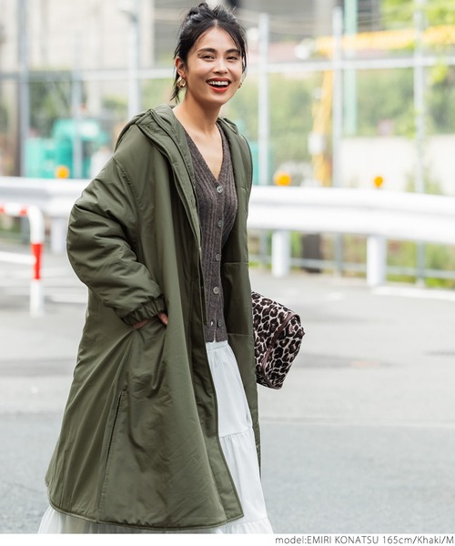 coca（coca）（コカ）の「ビッグシルエットミリタリーコート