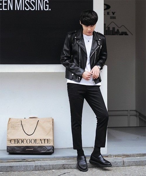 WESTBOY(ウエストボーイ)の「【WB ORIGINALS】Double Riders PU Jacket WO21W3HOT05(その他アウター・メンズ・ブラック・XL/M/L)」の2枚目の写真