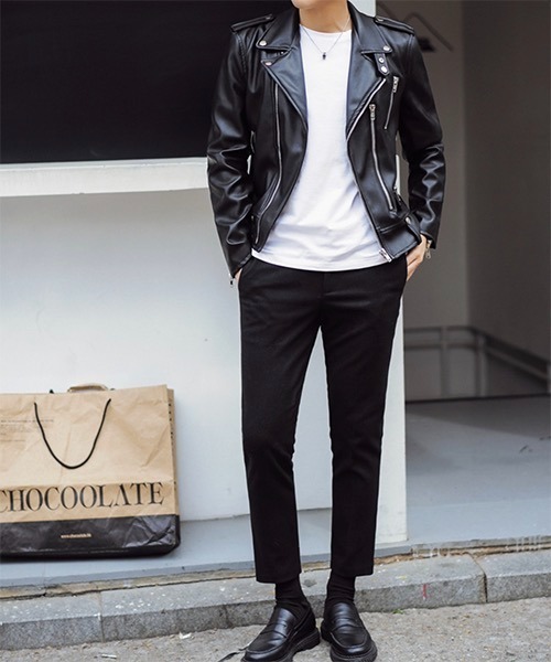 WESTBOY(ウエストボーイ)の「【WB ORIGINALS】Double Riders PU Jacket WO21W3HOT05(その他アウター・メンズ・ブラック・XL/M/L)」の7枚目の写真