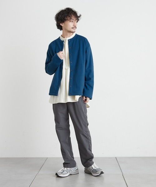 CIAOPANIC TYPY（チャオパニックティピー）の「【ZOZOTOWN限定】裏フリースボンディングスナップカーディガン（カーディガン/ボレロ・メンズ・ブラック/グリーン/ブルー・MEDIUM/LARGE）」の18枚目の写真