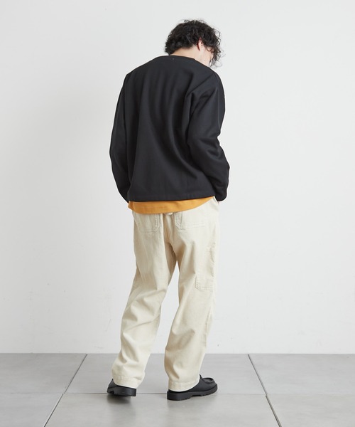 CIAOPANIC TYPY（チャオパニックティピー）の「【ZOZOTOWN限定】裏フリースボンディングスナップカーディガン（カーディガン/ボレロ・メンズ・ブラック/グリーン/ブルー・MEDIUM/LARGE）」の5枚目の写真