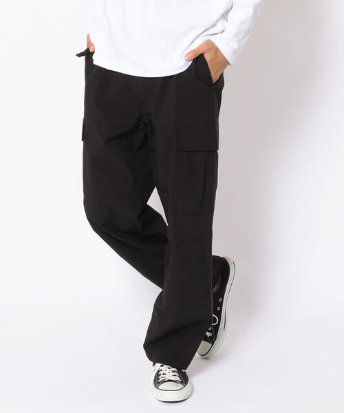 AVIREX（アヴィレックス）の「【AVI-TEX】ウィンドブレイカー カーゴパンツ / WIND BREAKER CARGO PANTS / アヴィレックス / AVIREX（カーゴパンツ・メンズ・ブラック/カモフラージュ/ダークオリーブ・MEDIUM/X-LARGE/LARGE/XX-LARGE）」の2枚目の写真