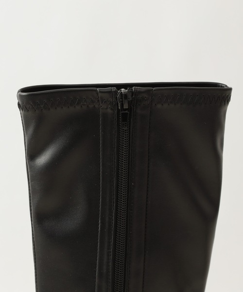 COLONY 2139（コロニートゥーワンスリーナイン）の「【マカロンFoot】ストレスフリーストレッチロングブーツ（ブーツ・レディース・ブラック/ライトグレー・23cm/24cm/25cm）」の4枚目の写真