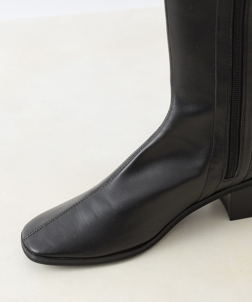 COLONY 2139（コロニートゥーワンスリーナイン）の「【マカロンFoot】ストレスフリーストレッチロングブーツ（ブーツ・レディース・ブラック/ライトグレー・23cm/24cm/25cm）」の18枚目の写真