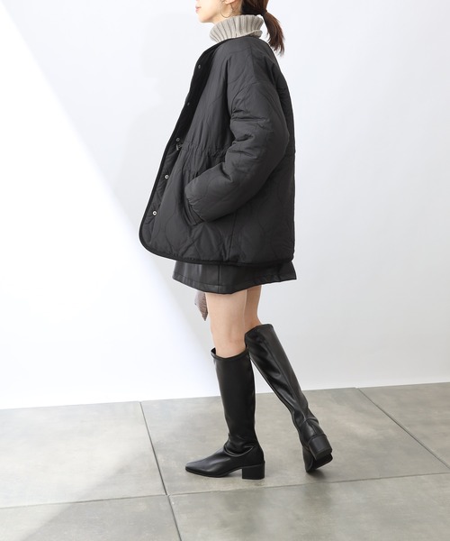 COLONY 2139（コロニートゥーワンスリーナイン）の「【マカロンFoot】ストレスフリーストレッチロングブーツ（ブーツ・レディース・ブラック/ライトグレー・23cm/24cm/25cm）」の13枚目の写真