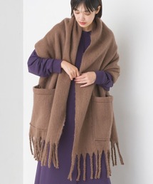 OMNES | 起毛2WAY大判フリンジストール(マフラー)