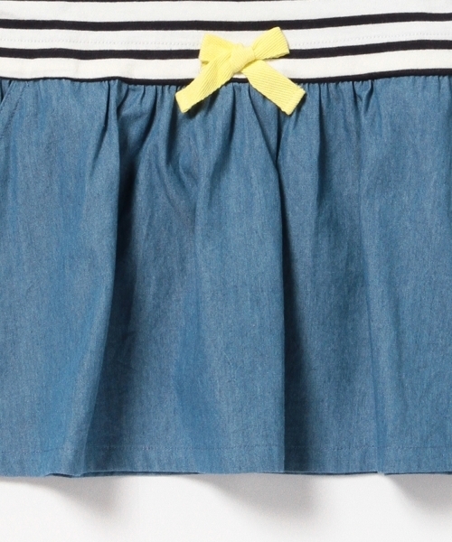 B:MING by BEAMS（ビーミングバイビームス）の「ビーミング by ビームス / コンビネーションワンピース（ワンピース・キッズ・ホワイト/ネイビー・100/120/90/110/130/80）」の22枚目の写真