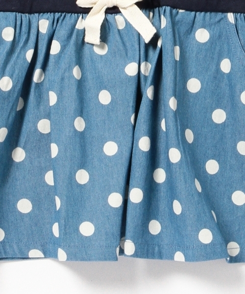 B:MING by BEAMS（ビーミングバイビームス）の「ビーミング by ビームス / コンビネーションワンピース（ワンピース・キッズ・ホワイト/ネイビー・100/120/90/110/130/80）」の18枚目の写真