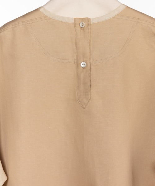 RURI.W（ルリ）の「【RURI.W】SPLICED BLOUSE（シャツ/ブラウス・レディース・ベージュ/ネイビー・FREE）」の16枚目の写真