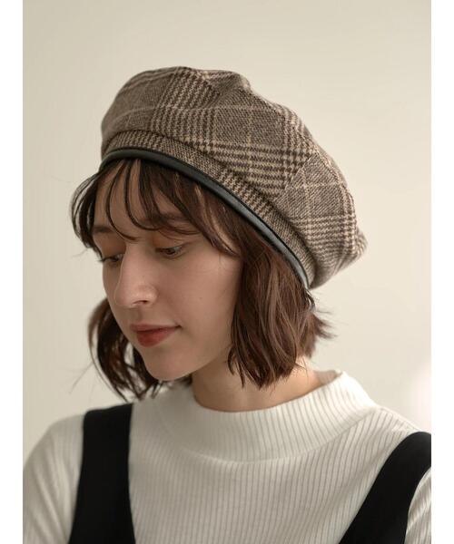 earth music&ecology（アースミュージックアンドエコロジー）の「リバーシブルベレー＊（キャップ・レディース・ブラック系その他3/ブラウン系その他4・FREE）」の3枚目の写真