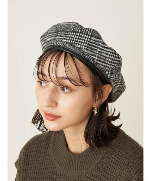 earth music&ecology（アースミュージックアンドエコロジー）の「リバーシブルベレー＊（キャップ・レディース・ブラック系その他3/ブラウン系その他4・FREE）」の4枚目の写真