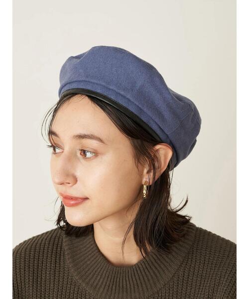 earth music&ecology（アースミュージックアンドエコロジー）の「リバーシブルベレー＊（キャップ・レディース・ブラック系その他3/ブラウン系その他4・FREE）」の6枚目の写真