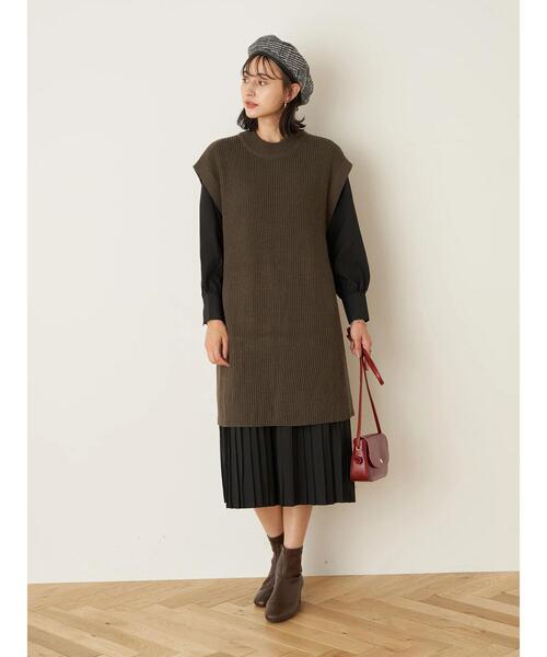 earth music&ecology（アースミュージックアンドエコロジー）の「リバーシブルベレー＊（キャップ・レディース・ブラック系その他3/ブラウン系その他4・FREE）」の8枚目の写真