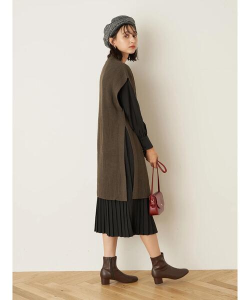 earth music&ecology（アースミュージックアンドエコロジー）の「リバーシブルベレー＊（キャップ・レディース・ブラック系その他3/ブラウン系その他4・FREE）」の9枚目の写真