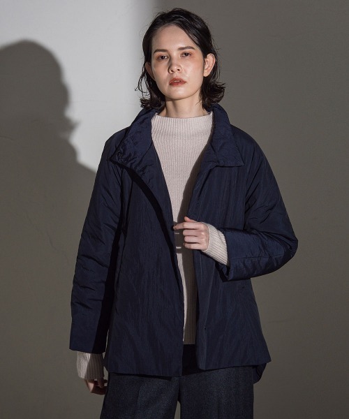 セール 極 Thindown シンダウン ケープ風ショートダウンコート 手洗い可能 撥水 ダウンジャケット コート La F ラエフ のファッション通販 Zozotown