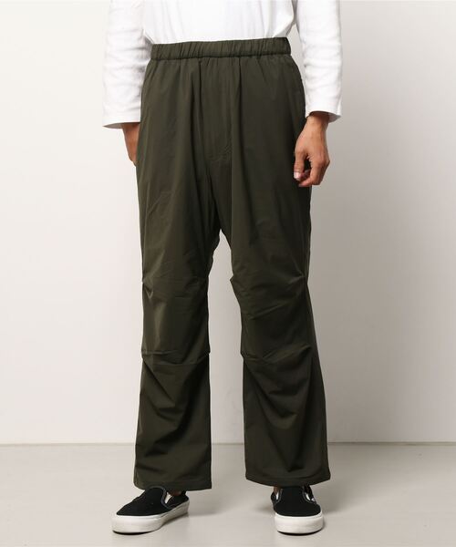 GYMPHLEX（ジムフレックス）の「1906 Gymphlex SPORT WEAR | 2WAYストレッチタフタ 中綿イージーパンツ MEN（その他パンツ・メンズ・ブラック/オリーブ・LARGE/MEDIUM）」の6枚目の写真