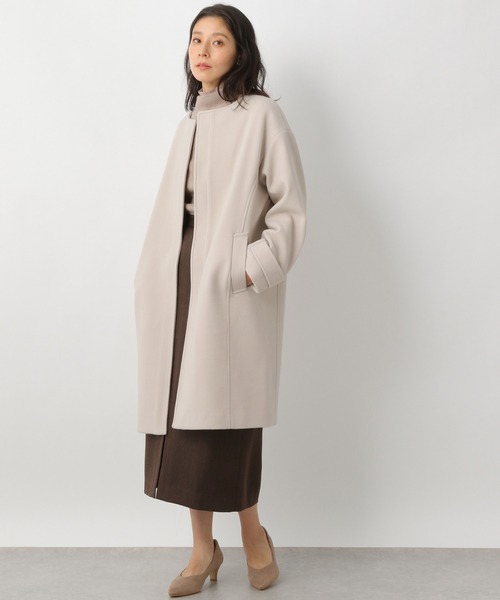 LEPSIM（レプシィム）の「クルーネックロングコート　235838（その他アウター・レディース・ブラック/ベージュ系その他・MEDIUM/LARGE）」の15枚目の写真