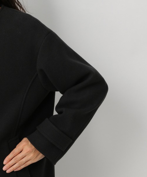 LEPSIM（レプシィム）の「クルーネックロングコート　235838（その他アウター・レディース・ブラック/ベージュ系その他・MEDIUM/LARGE）」の11枚目の写真