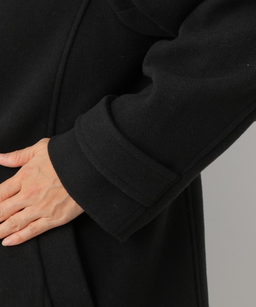 LEPSIM（レプシィム）の「クルーネックロングコート　235838（その他アウター・レディース・ブラック/ベージュ系その他・MEDIUM/LARGE）」の5枚目の写真