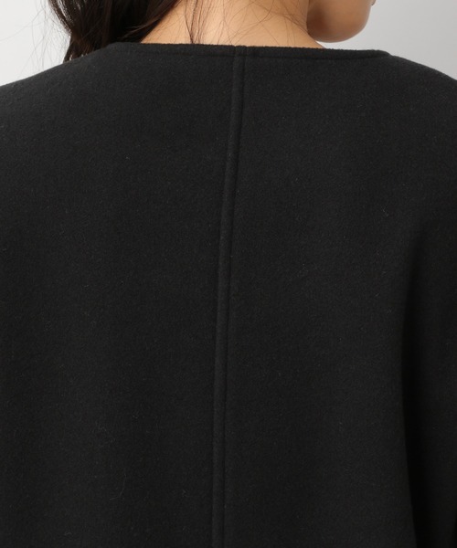LEPSIM（レプシィム）の「クルーネックロングコート　235838（その他アウター・レディース・ブラック/ベージュ系その他・MEDIUM/LARGE）」の18枚目の写真