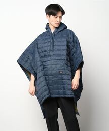 タイオンのポンチョ黒 ダウンポンチョ再入荷！ | TAION INNER DOWN OFFICIAL（タイオン