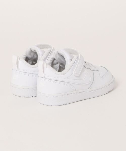 NIKE（ナイキ）の「NIKE ナイキ COURT BOROUGH LOW 2 TDV ベビースニーカー (コートバーロウLOW2TDV) BQ5453（スニーカー・キッズ・ホワイト/ブラック×ブラック・15.0cm/16.0cm/14.0cm/13.0cm/12cm）」の3枚目の写真