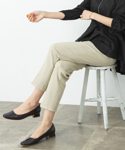 URBAN RESEARCH Sonny Label（アーバンリサーチサニーレーベル）の「テーパードカラーデニム（デニムパンツ・レディース・ベージュ系その他/グリーン/オレンジ・24/25/26）」の2枚目の写真