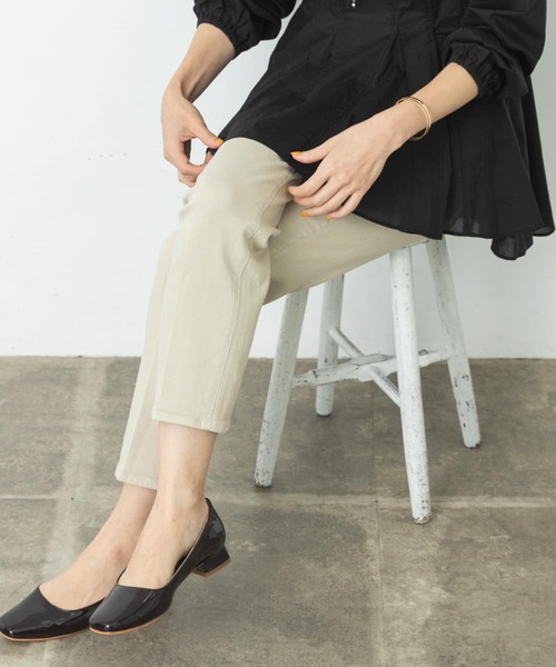 URBAN RESEARCH Sonny Label（アーバンリサーチサニーレーベル）の「テーパードカラーデニム（デニムパンツ・レディース・ベージュ系その他/グリーン/オレンジ・24/25/26）」の8枚目の写真