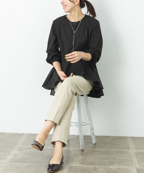 URBAN RESEARCH Sonny Label（アーバンリサーチサニーレーベル）の「テーパードカラーデニム（デニムパンツ・レディース・ベージュ系その他/グリーン/オレンジ・24/25/26）」の11枚目の写真