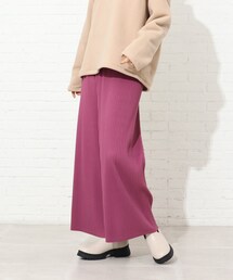 Cutie Blonde | 起毛スムースプリーツパンツ(その他パンツ)