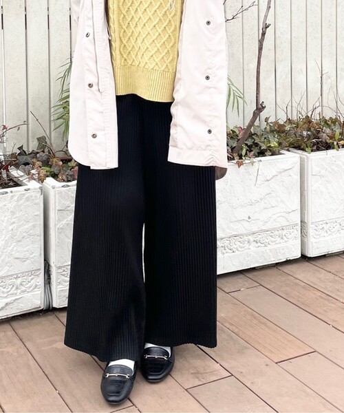 Cutie Blonde（キューティーブロンド）の「◆【S-L】スッキリ見え！プリーツパンツ（その他パンツ・レディース・ブラック/ピンク系/ライトベージュ・02/01/03）」の5枚目の写真