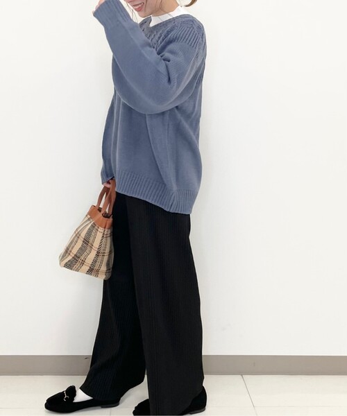 Cutie Blonde（キューティーブロンド）の「◆【S-L】スッキリ見え！プリーツパンツ（その他パンツ・レディース・ブラック/ピンク系/ライトベージュ・02/01/03）」の12枚目の写真